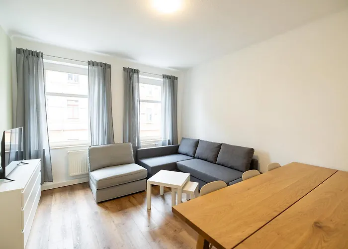 Lehastays - Apartment Leipzig I 4 Einzelbetten